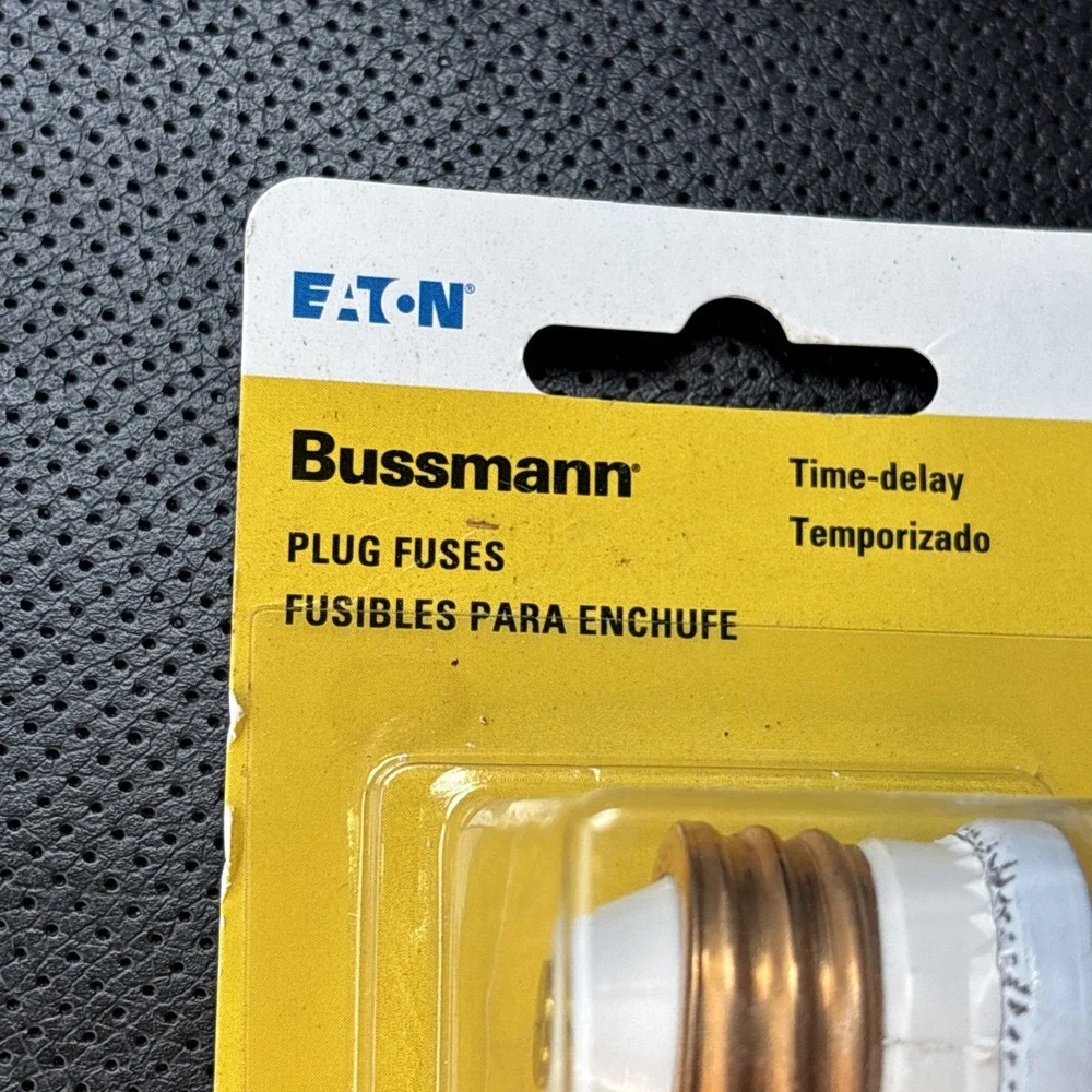 FUSES Type TL 20amp Time Delay Lot x3pcs Cooper Bussmann, new